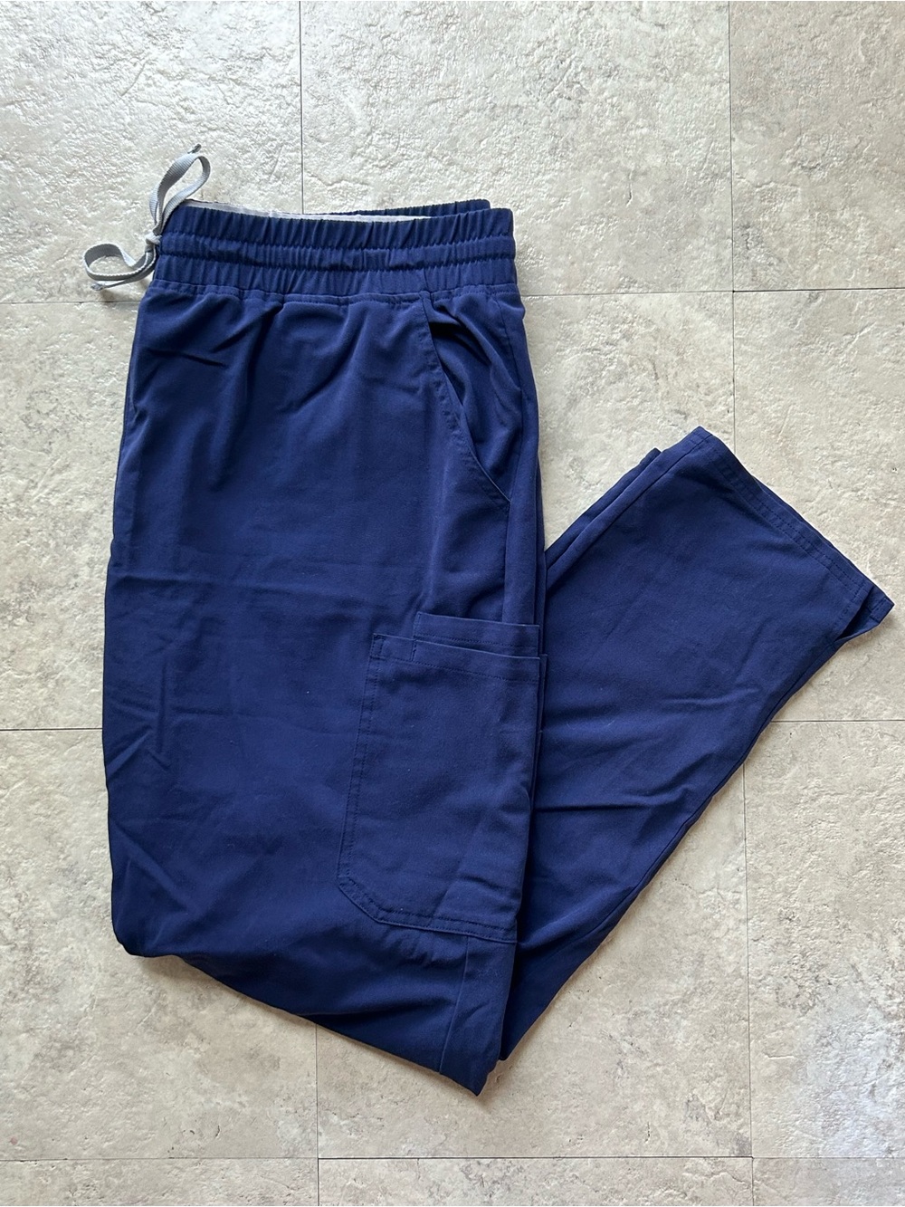 Women’s Beyond Scrubs Navy Drawstring Cargo Pants
